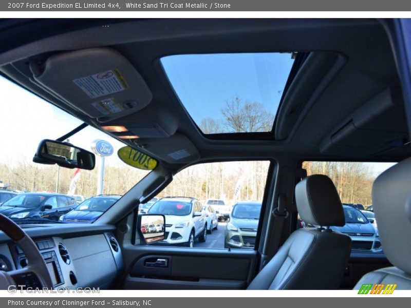 White Sand Tri Coat Metallic / Stone 2007 Ford Expedition EL Limited 4x4