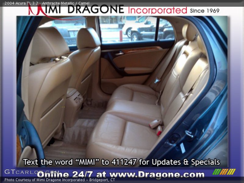 Anthracite Metallic / Camel 2004 Acura TL 3.2