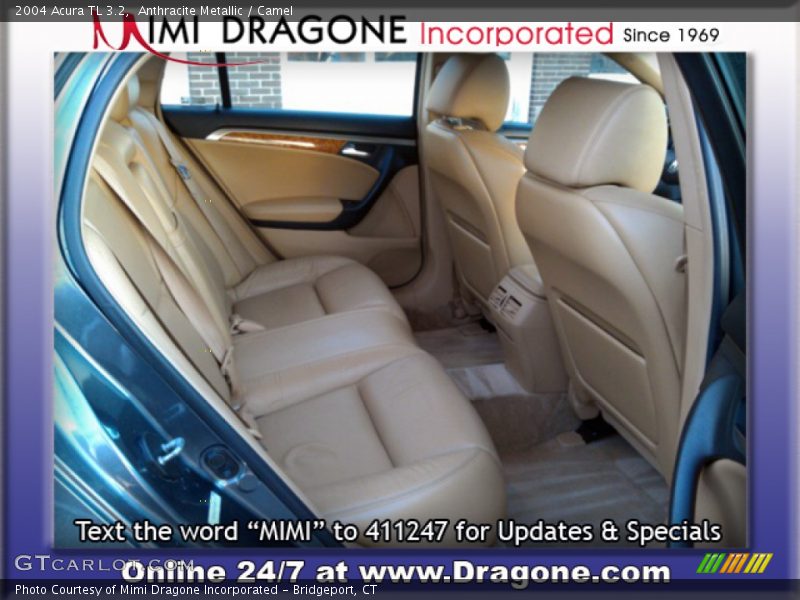 Anthracite Metallic / Camel 2004 Acura TL 3.2