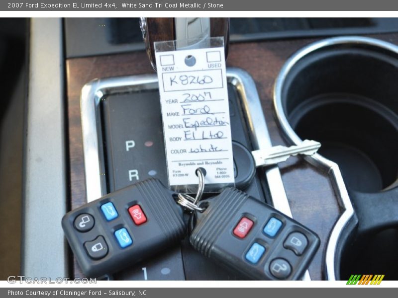 White Sand Tri Coat Metallic / Stone 2007 Ford Expedition EL Limited 4x4