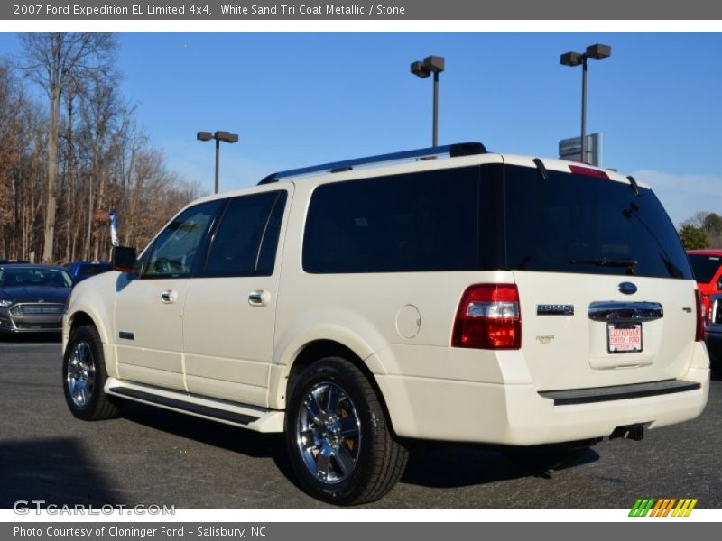 White Sand Tri Coat Metallic / Stone 2007 Ford Expedition EL Limited 4x4