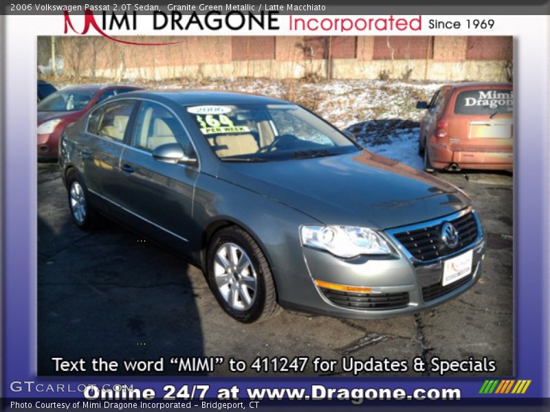 Granite Green Metallic / Latte Macchiato 2006 Volkswagen Passat 2.0T Sedan