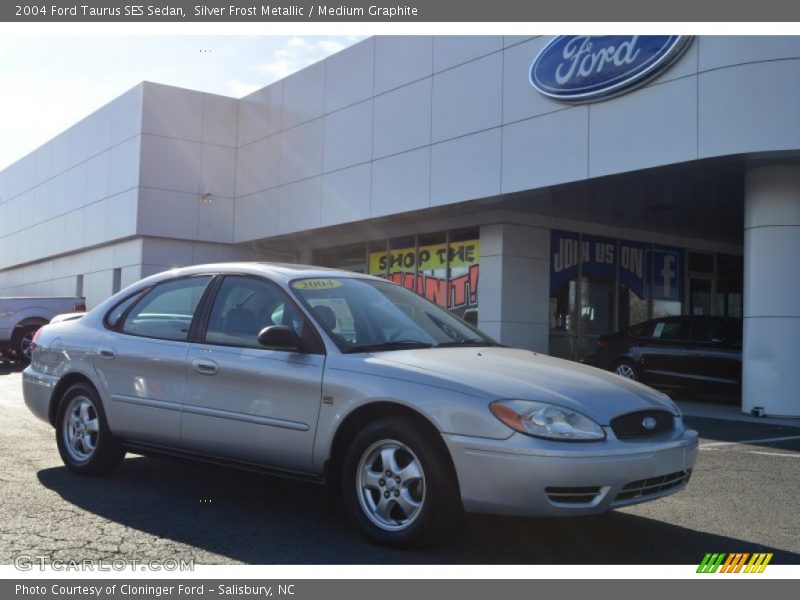 Silver Frost Metallic / Medium Graphite 2004 Ford Taurus SES Sedan