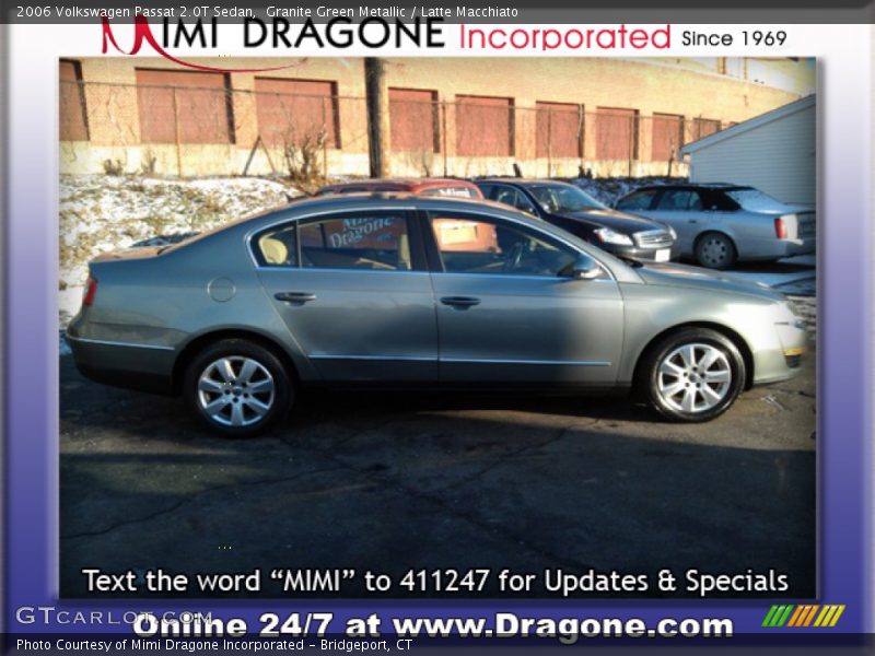 Granite Green Metallic / Latte Macchiato 2006 Volkswagen Passat 2.0T Sedan
