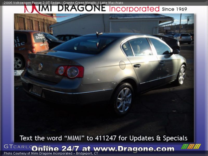 Granite Green Metallic / Latte Macchiato 2006 Volkswagen Passat 2.0T Sedan
