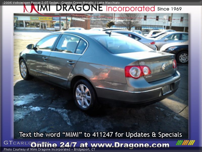 Granite Green Metallic / Latte Macchiato 2006 Volkswagen Passat 2.0T Sedan