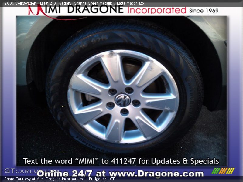 Granite Green Metallic / Latte Macchiato 2006 Volkswagen Passat 2.0T Sedan
