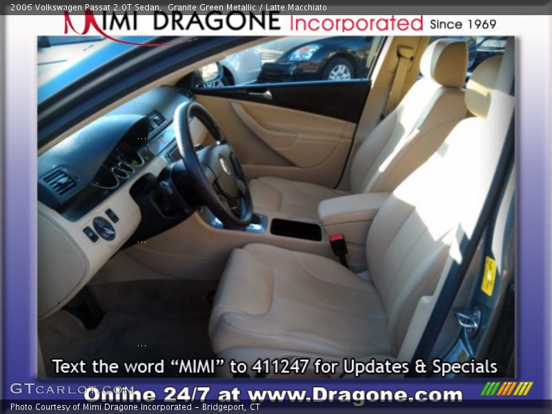 Granite Green Metallic / Latte Macchiato 2006 Volkswagen Passat 2.0T Sedan
