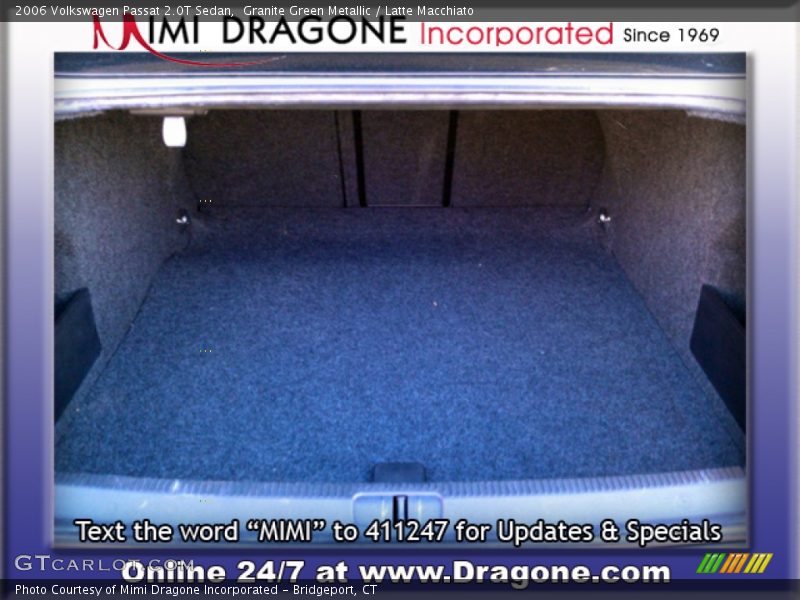 Granite Green Metallic / Latte Macchiato 2006 Volkswagen Passat 2.0T Sedan