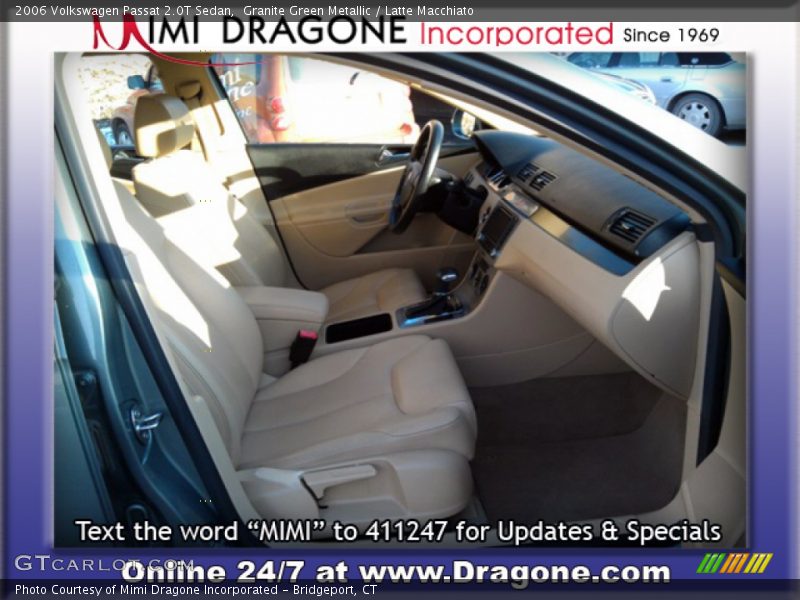 Granite Green Metallic / Latte Macchiato 2006 Volkswagen Passat 2.0T Sedan