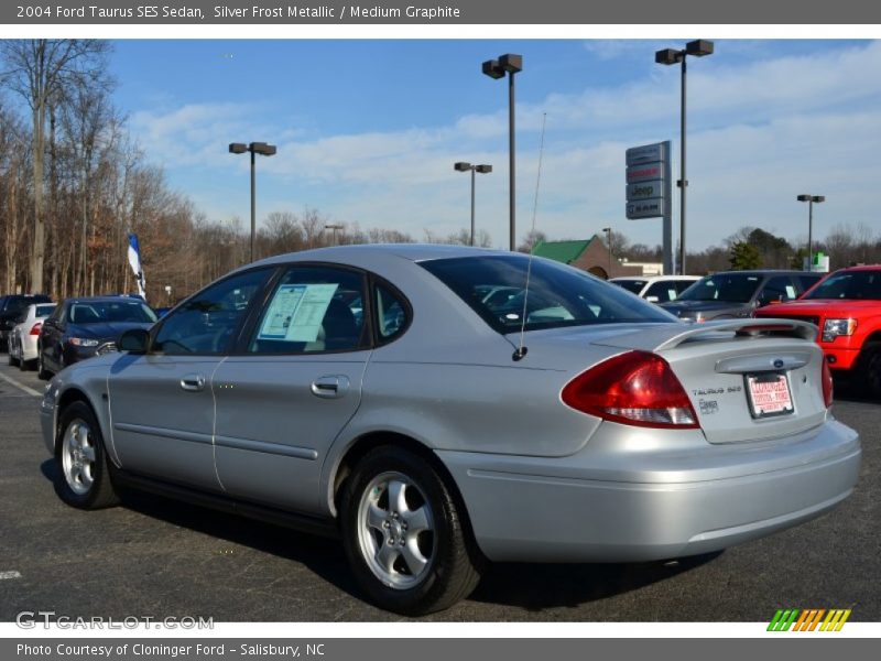 Silver Frost Metallic / Medium Graphite 2004 Ford Taurus SES Sedan