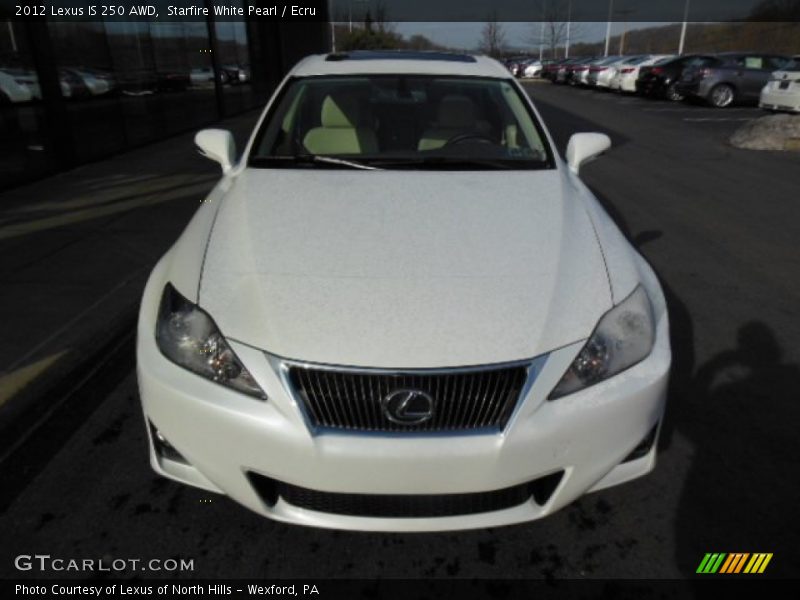 Starfire White Pearl / Ecru 2012 Lexus IS 250 AWD