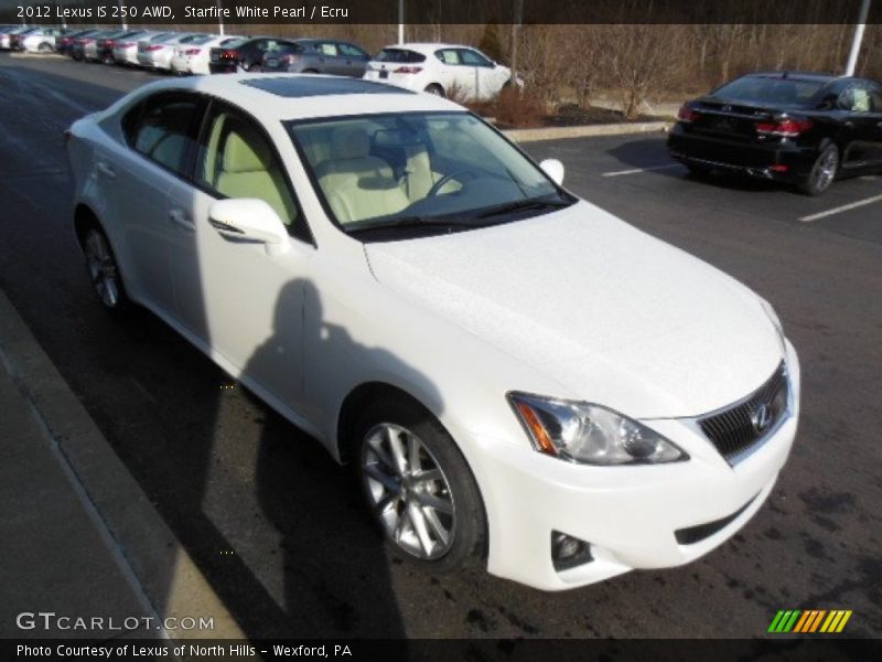 Starfire White Pearl / Ecru 2012 Lexus IS 250 AWD