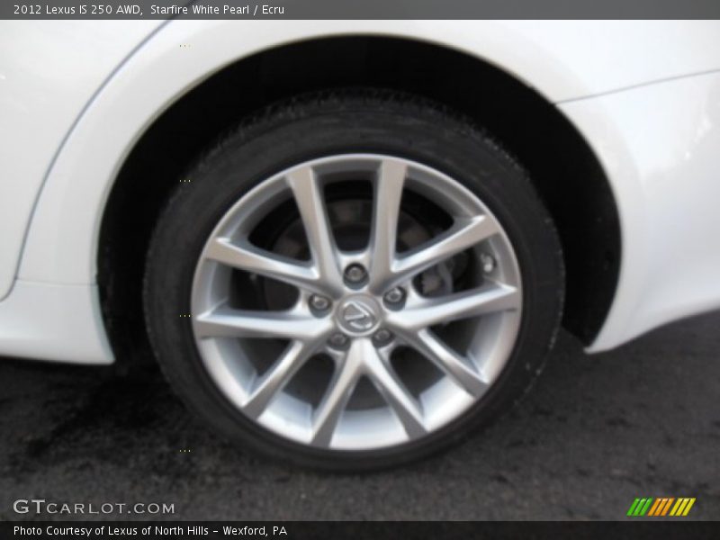 Starfire White Pearl / Ecru 2012 Lexus IS 250 AWD