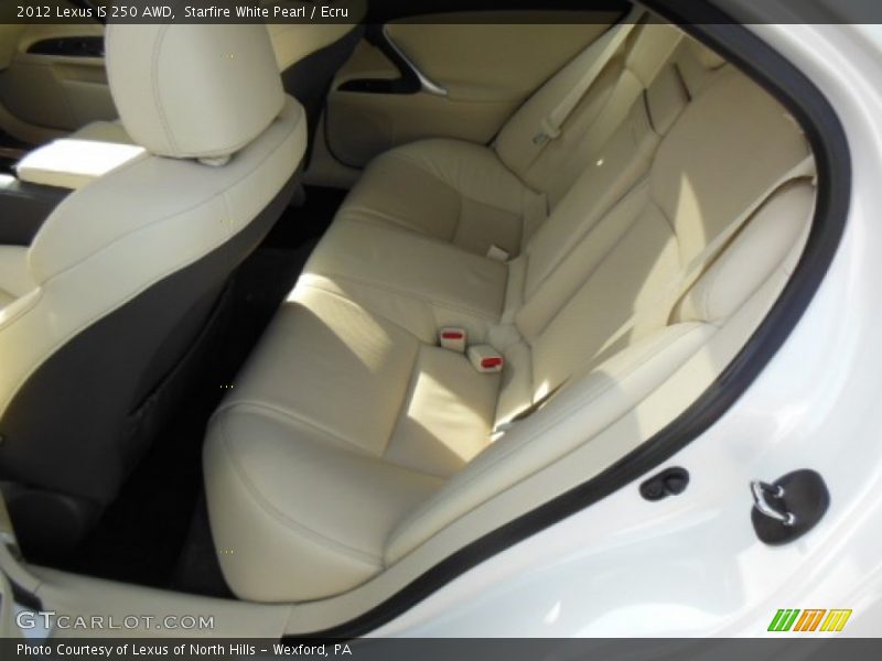 Starfire White Pearl / Ecru 2012 Lexus IS 250 AWD