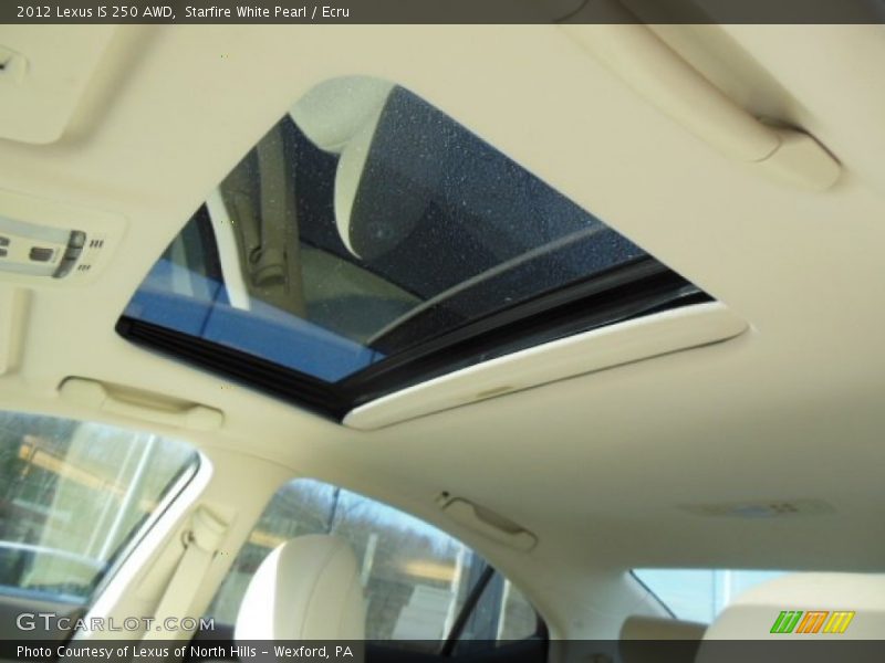 Starfire White Pearl / Ecru 2012 Lexus IS 250 AWD