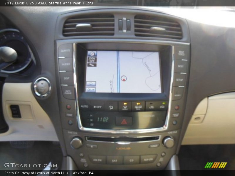 Starfire White Pearl / Ecru 2012 Lexus IS 250 AWD