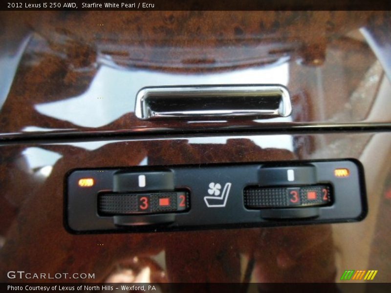 Starfire White Pearl / Ecru 2012 Lexus IS 250 AWD