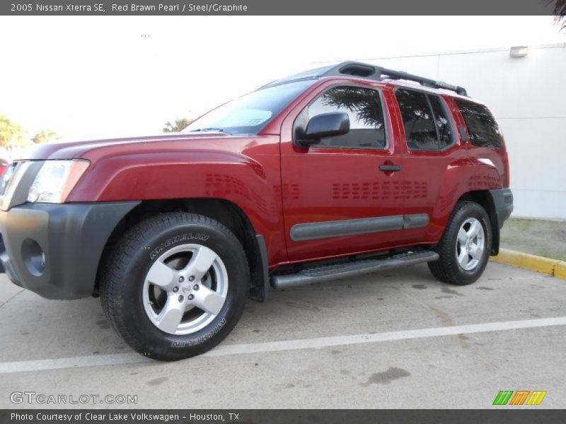 Red Brawn Pearl / Steel/Graphite 2005 Nissan Xterra SE