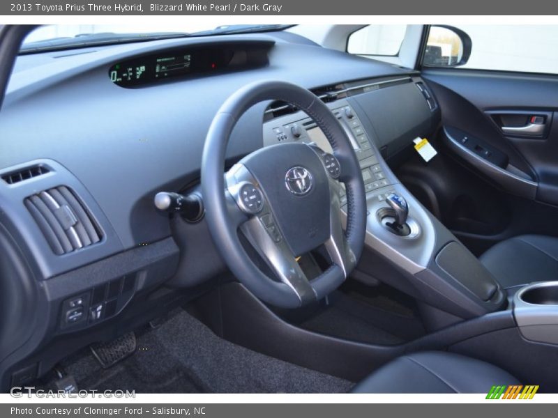  2013 Prius Three Hybrid Dark Gray Interior