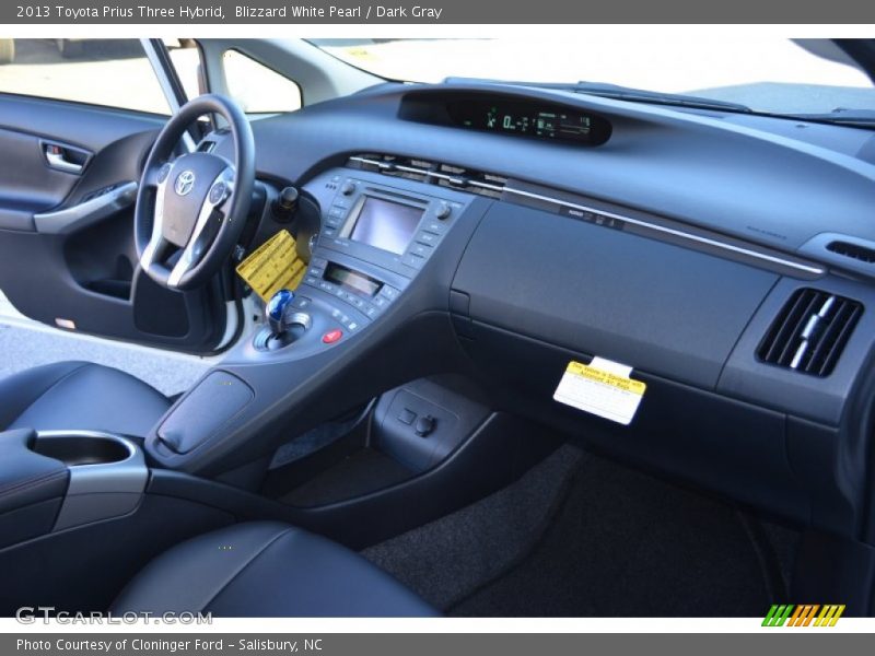 Dashboard of 2013 Prius Three Hybrid
