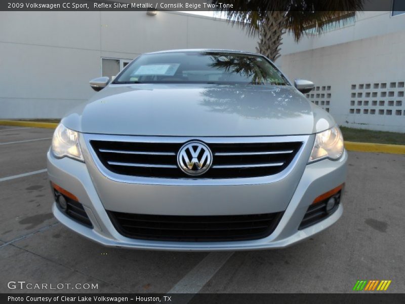 Reflex Silver Metallic / Cornsilk Beige Two-Tone 2009 Volkswagen CC Sport