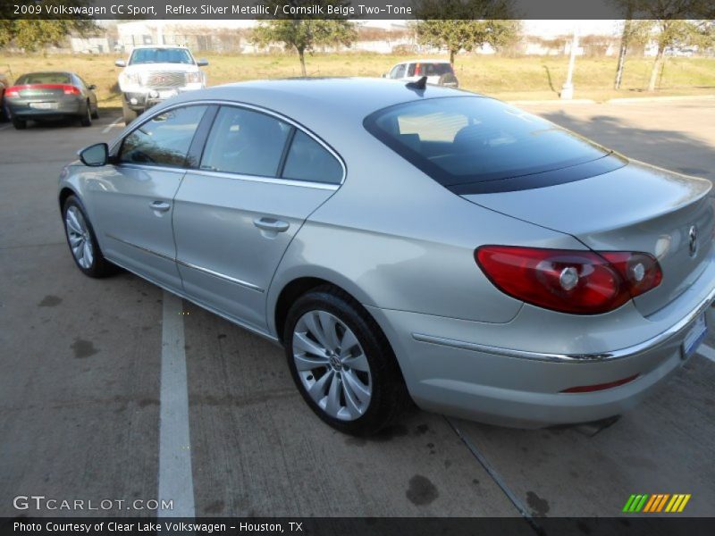 Reflex Silver Metallic / Cornsilk Beige Two-Tone 2009 Volkswagen CC Sport