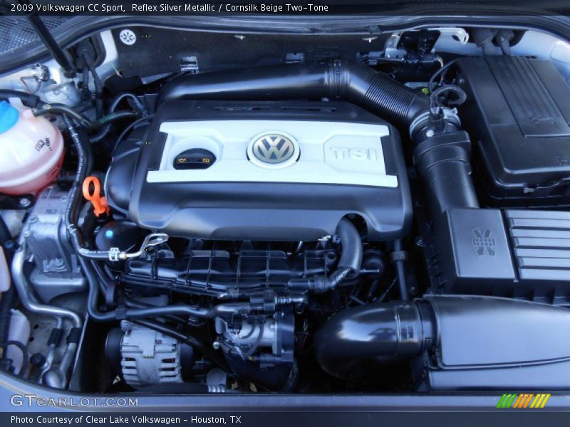 Reflex Silver Metallic / Cornsilk Beige Two-Tone 2009 Volkswagen CC Sport