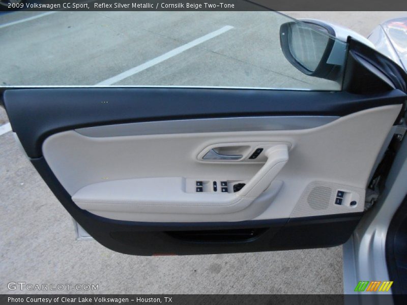 Reflex Silver Metallic / Cornsilk Beige Two-Tone 2009 Volkswagen CC Sport