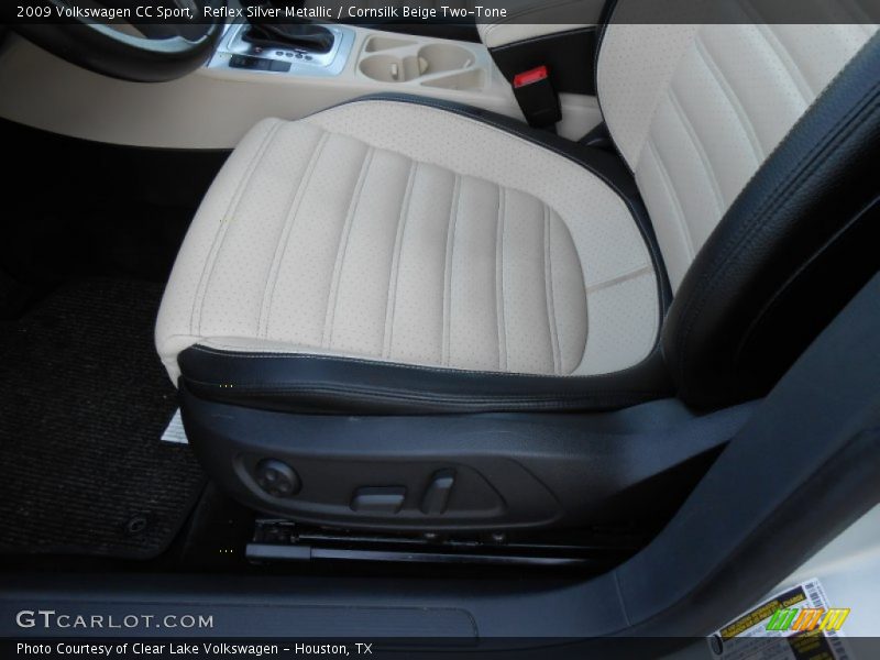 Reflex Silver Metallic / Cornsilk Beige Two-Tone 2009 Volkswagen CC Sport