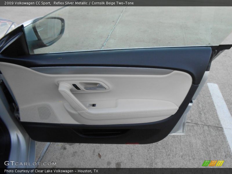 Reflex Silver Metallic / Cornsilk Beige Two-Tone 2009 Volkswagen CC Sport