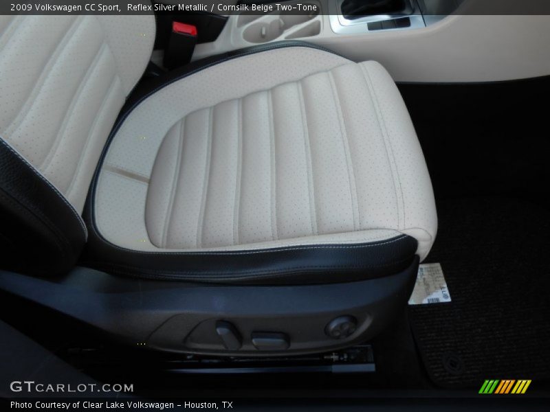 Reflex Silver Metallic / Cornsilk Beige Two-Tone 2009 Volkswagen CC Sport