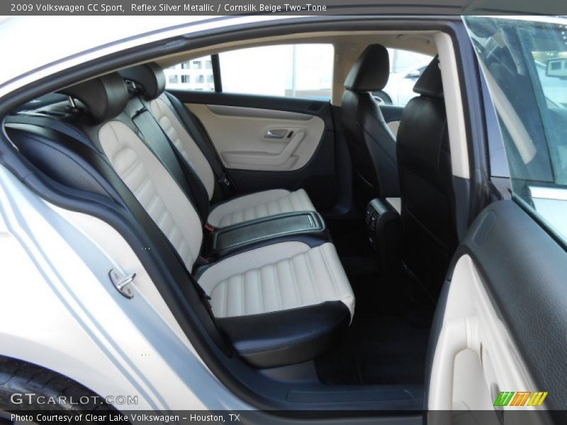 Reflex Silver Metallic / Cornsilk Beige Two-Tone 2009 Volkswagen CC Sport
