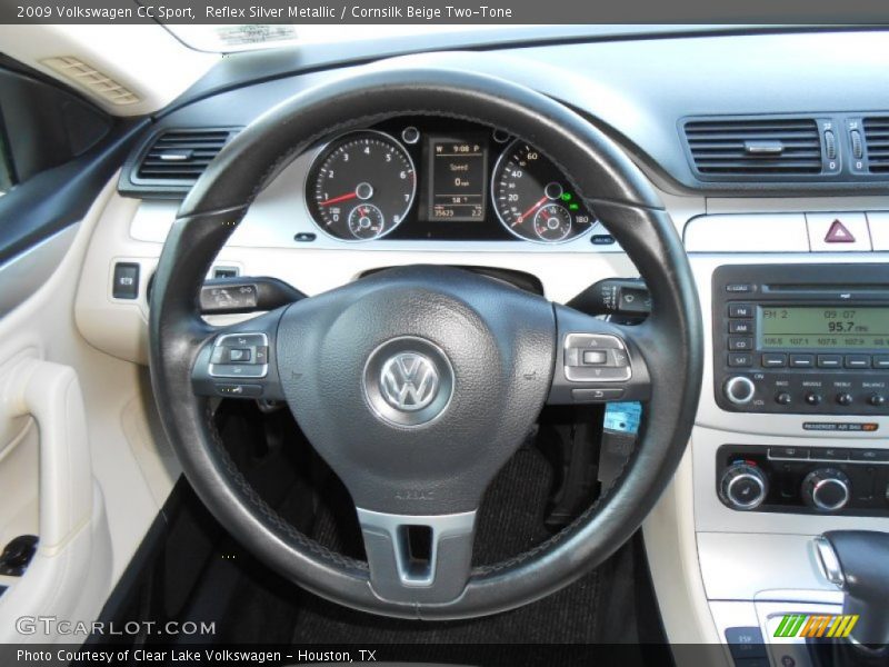 Reflex Silver Metallic / Cornsilk Beige Two-Tone 2009 Volkswagen CC Sport