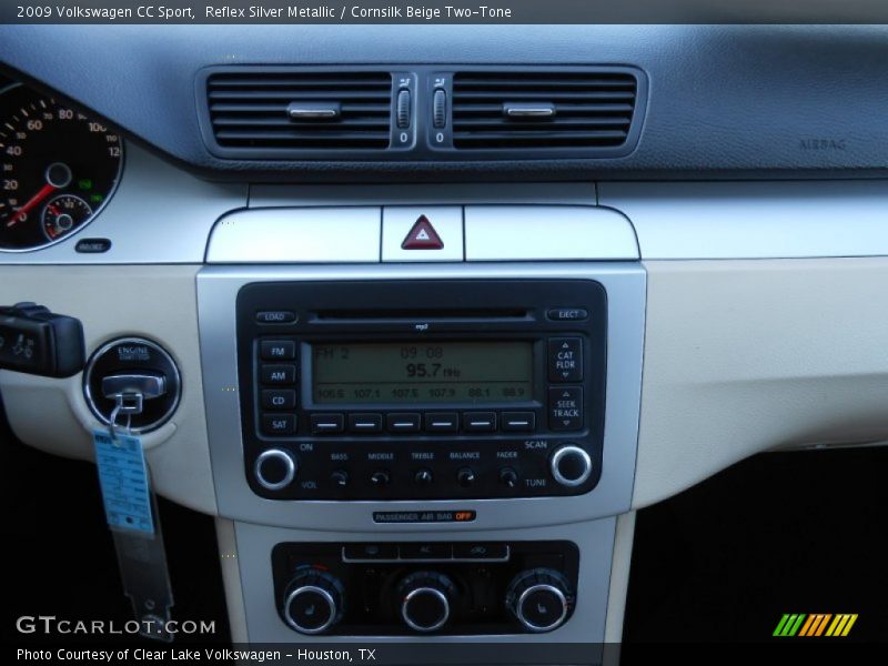 Reflex Silver Metallic / Cornsilk Beige Two-Tone 2009 Volkswagen CC Sport