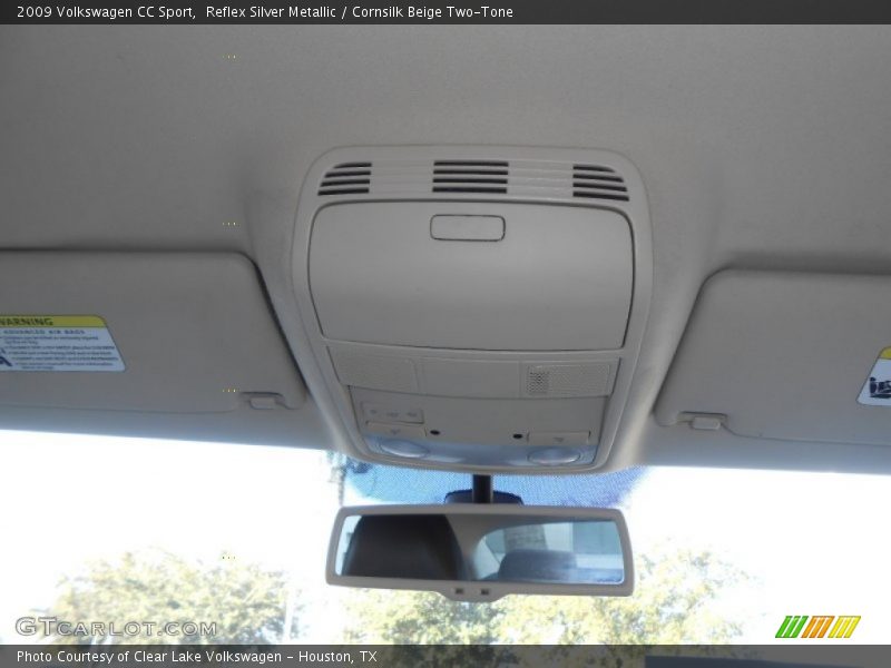 Reflex Silver Metallic / Cornsilk Beige Two-Tone 2009 Volkswagen CC Sport