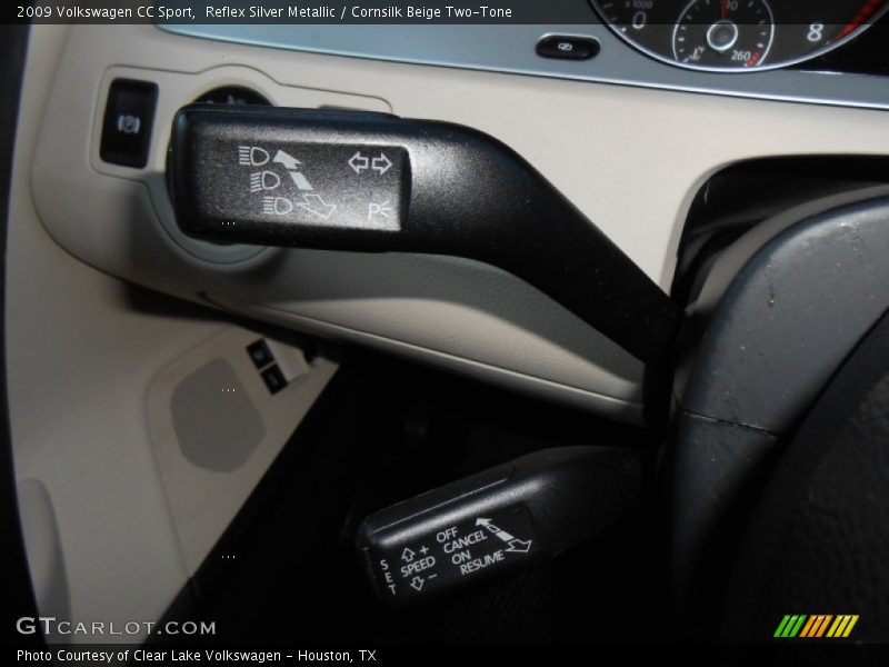 Reflex Silver Metallic / Cornsilk Beige Two-Tone 2009 Volkswagen CC Sport