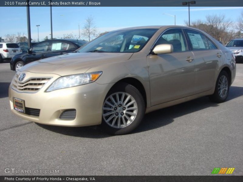 Sandy Beach Metallic / Bisque 2010 Toyota Camry LE