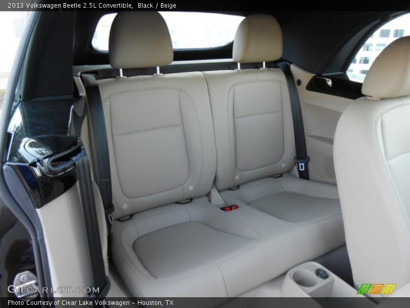 Rear Seat of 2013 Beetle 2.5L Convertible