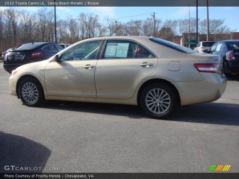 Sandy Beach Metallic / Bisque 2010 Toyota Camry LE