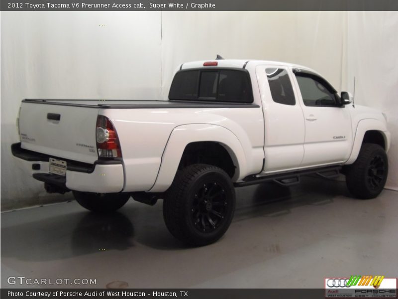 Super White / Graphite 2012 Toyota Tacoma V6 Prerunner Access cab