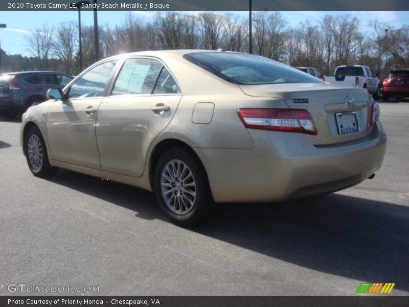 Sandy Beach Metallic / Bisque 2010 Toyota Camry LE