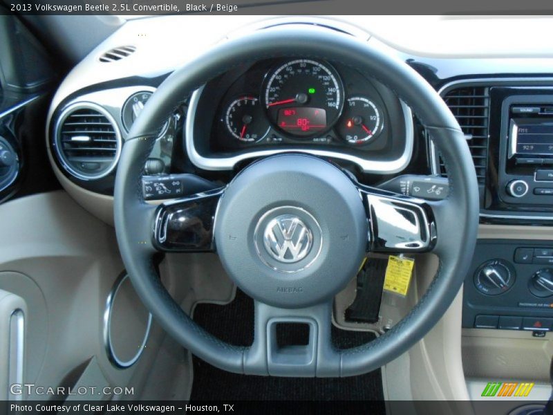  2013 Beetle 2.5L Convertible Steering Wheel