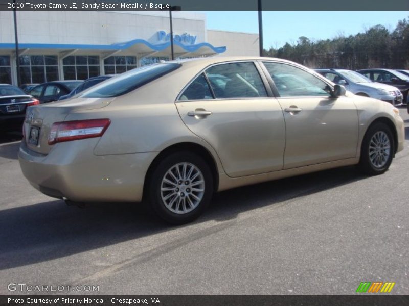 Sandy Beach Metallic / Bisque 2010 Toyota Camry LE