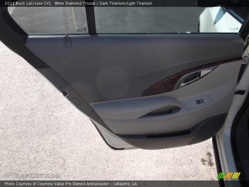 White Diamond Tricoat / Dark Titanium/Light Titanium 2011 Buick LaCrosse CXS