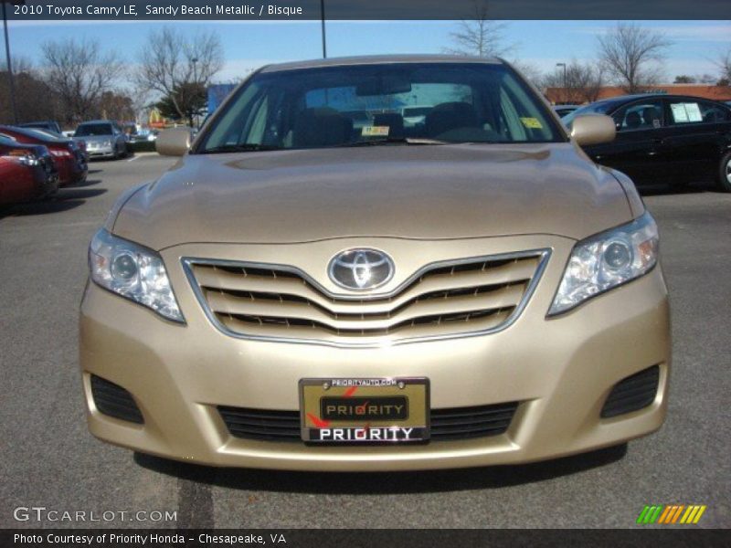 Sandy Beach Metallic / Bisque 2010 Toyota Camry LE