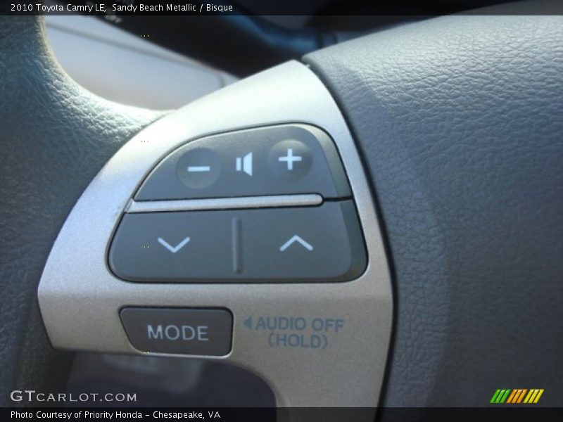 Sandy Beach Metallic / Bisque 2010 Toyota Camry LE