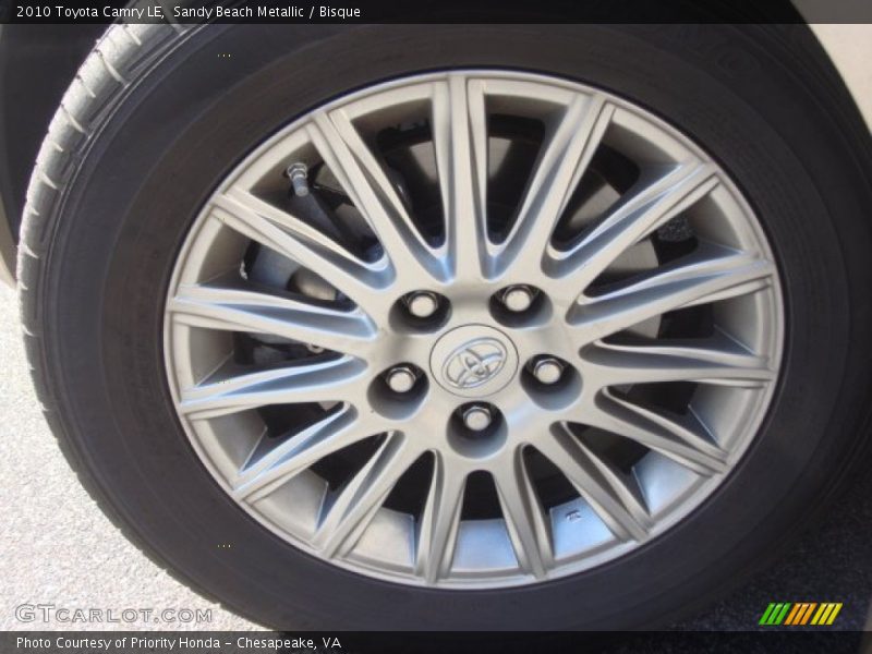 Sandy Beach Metallic / Bisque 2010 Toyota Camry LE