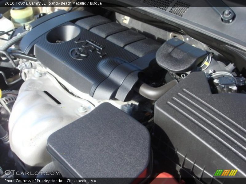 Sandy Beach Metallic / Bisque 2010 Toyota Camry LE