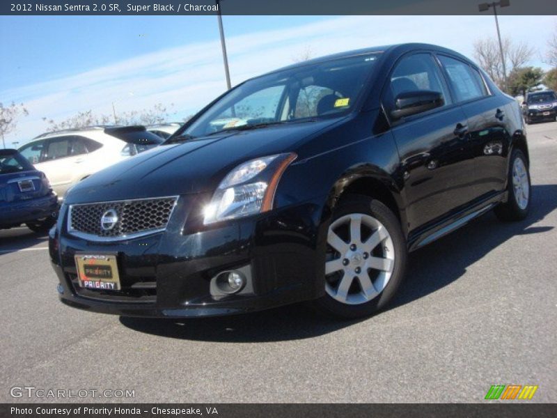 Super Black / Charcoal 2012 Nissan Sentra 2.0 SR